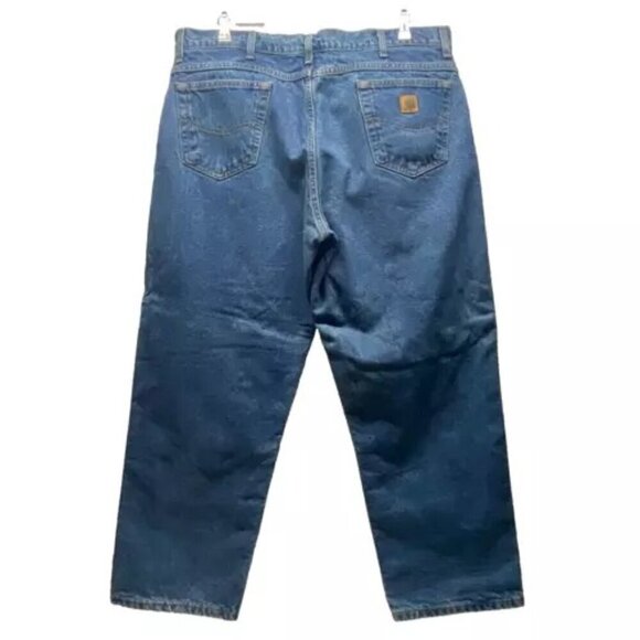Carhartt Jeans Men's 42 X 30 5 Pocket Medium Wash Straight Leg EUC - Picture 8 of 15